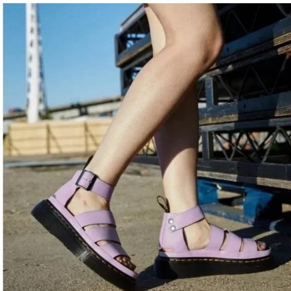 Lavender Doc Marten Sandals